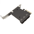 thumbnail image 5 of Tarjeta PCI-e de 6 Puertos Tarjetas PCI-e 4X Tarjeta Adaptadora de Expansión PCI Express A 3.0 de 6 Puertos III de 6 Gbps PCIE X4, 5 of 5
