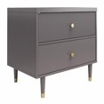 thumbnail image 2 of CosmoLiving by Cosmopolitan Elizabeth Table de nuit Gris graphite, 2 of 8