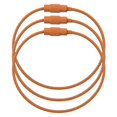 thumbnail image 1 of Kkkded Key Ring with Connector 3 Pcs Color - Painting Steel Key Rings - Steel Rope, Stainless Spinning Keys Storage Ring, Portable & Lightweight Key Holders, 1 of 7