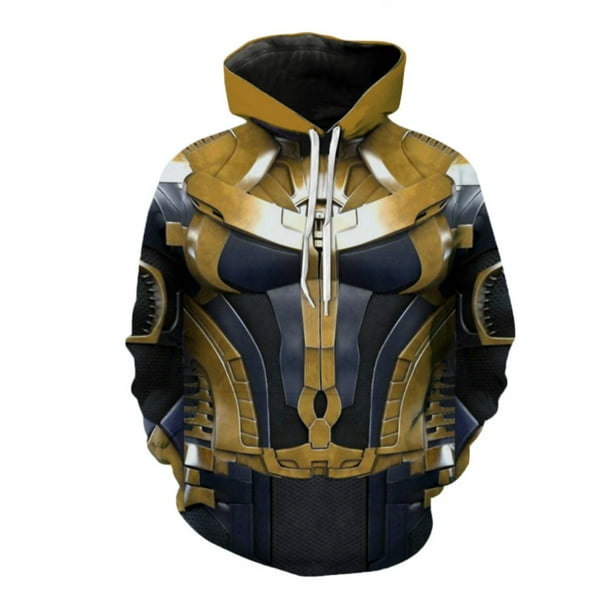 Marvel Avengers Endgame Quantum Realm Disfraz de Cosplay 3D sudadera con capucha para hombre y mujer chaqueta con cremallera Bodega Aurrera en linea
