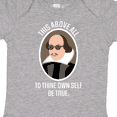 thumbnail image 4 of Inktastic To Thine Own Self Be True Shakespeare Boys or Girls Baby Bodysuit, 4 of 5
