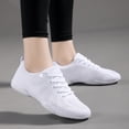 thumbnail image 6 of GlideMoves White Cheer Shoes Girls Dance Sneakers Women Training Competition Tumbling Athletic Mesh style breathable 2316 Women 8.5, 6 of 7