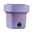 thumbnail image 5 of Portable Washing Machine 6.5L Small Bucket Washer for Dorm Travel Underwear Violet, 5 of 9