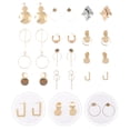 thumbnail image 3 of 12 Pairs Retro Earrings Elegant Ear Dangles Chic Ear Drops Ear Jewelries, 3 of 8