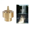 thumbnail image 2 of AFQH All-Copper Nozzle Garden Waterscape Courtyard Fountain Nozzle 1/2, 3/4, 1 inch, 2 of 10