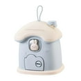 thumbnail image 1 of Cottage Piggy Bank Banco de dinero para niños, decoración del hogar, caja de ahorro de dinero para niños, banco de monedas para fiesta de cumpleaños azul, 1 of 9