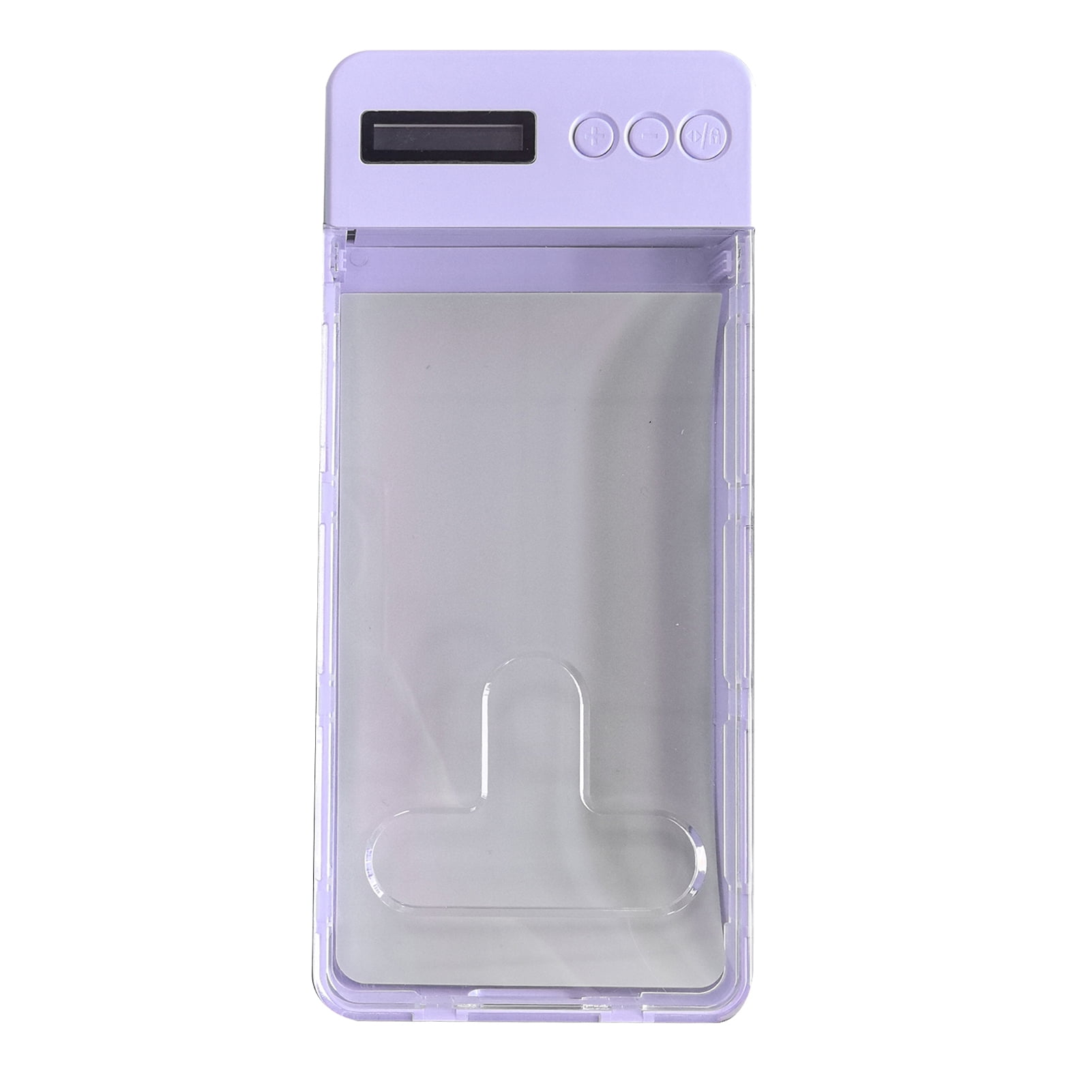 Xinyolin Cell Phone Lock Box with Timer LCD Display Mobile Phone Prison Prevent Phone Addiction Transparent Phone Locker Adults Children Students Self-Discipline Tools