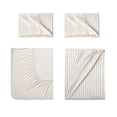 thumbnail image 3 of Vellux Aster Jersey Sheet Set, Queen, Soft Taupe, 3 of 9