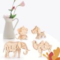 thumbnail image 4 of Gwong Juguete 1 set Puzzle animal Capacidad práctica Coordinación de ojos juguetes educativos DIY 3D Animal Puzzle Toys para niños Gwong 30014288, 4 of 6