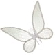 thumbnail image 2 of Disfraz de ala de hadas de mariposa Disfraz de disfraces Juego de imaginación Princesa Decoración para cumpleaños Foto Prop Festival de Navidad Gran Hugo Ala de vestuario, 2 of 7