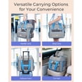 thumbnail image 4 of Expandable Soft-Sided Pet Carrier Airline Approved Large Medium Small Collapsible Travel Up to 25 Lbs Grey, 4 of 5