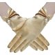 thumbnail image 1 of Zhuge Guantes de satén, guantes cortos para mujer, guantes de princesa, para mujeres, niñas, novias, bodas, ópera, banquetes, fiestas de disfraces, dorados, 1 of 4