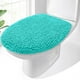 thumbnail image 1 of Tapa de inodoro OLANLY Soft Chenille 45 x 38 cm, color verde azulado, 1 of 8