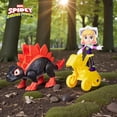 thumbnail image 3 of Marvel Dino-Webs Dino Spin & Ghost-Spider Action Figure 2-Pack, 3 of 8