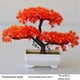 thumbnail image 3 of 2Pcs Artificial Plant Bonsai Plastic Small Tree Pot Plant Flower Potted Ornaments for Home Room Table, 3 of 5