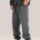 thumbnail image 4 of Pantalones largos para hombre, color liso, informales, con bolsillos en el tobillo, pantalones largos para hombre, 4 of 9