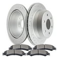 thumbnail image 1 of CCIYU Rear Premium Brake Rotors + Ceramic Brake Pads fit for 2005-2007 for Chevrolet Silverado 1500, 2005-2007 for GMC Sierra 1500, 1 of 5