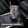 thumbnail image 7 of Hallowmas (186) Pumpkin Ghost Boo Witch Spider Web 40oz Stainless Steel Vacuum Insulated Tumbler with Lid and Straw for Water Iced Tea Coffee Smoothie and More Halloween Gifts, 7 of 7