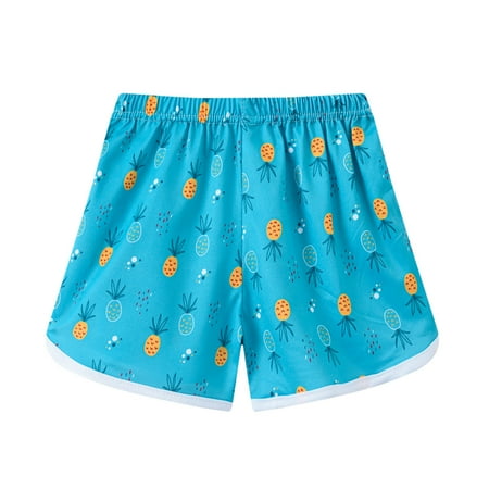 

Cathalem Gymnastic Equipment for Toddlers Toddler Boys Girls Cartoon Floral Printed Sport Shorts Girls School Uniforms Shorts Shorts Blue 5 Year