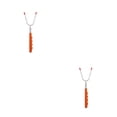 thumbnail image 1 of Ounissouiy Tenedor telescópico de acero inoxidable para barbacoa, salchichas en forma de U, palitos para asar, mango para perros calientes, para Type5 NO5, 1 of 6