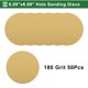 thumbnail image 5 of 50 Pcs Discos de Lija Circulares 180 Grano con Gancho y Bucle Hojas de Lijado Universales para Reacondicionamiento Automotriz Trabajos en Madera 6.89"x6.89" Alúmina Amarilla, 5 of 7