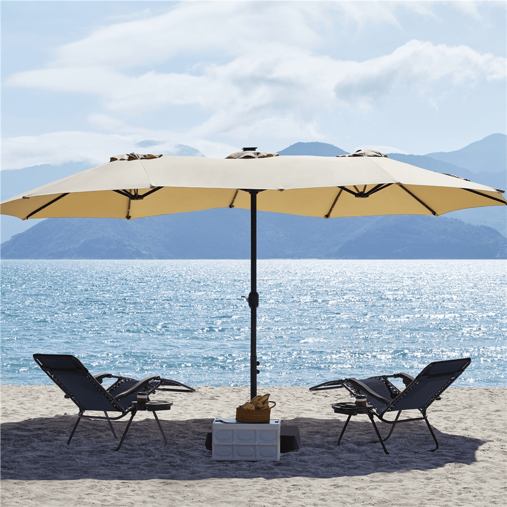 Renwick 26in Outdoor Zero Gravity Recliners with Cupholder, Set of 2, Navy Blue