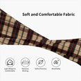 thumbnail image 6 of Motion Adornment Sweatband 15 In Both Men And Women Can Stretch Breathable Soft Perspiration For Hiking Walking Running Exercise Sandybrown Buffalo Plaid Check Tartan Scotland_3, 6 of 8