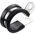 thumbnail image 1 of shiyou-Cable Clamp, Lokman 12 Pack 1 Inch Stainless Steel Cable Clamp, Pipe Clamp, Metal Clamp, Rubber Cushioned (1 Inch), 1 of 4