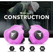 Decibullz Custom Molded Earplugs Pro Pack, One Size - Pink Bundle
