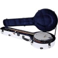 thumbnail image 5 of Crossrock 5 Strings Resonator Banjo Case, Fiberglass Hard Shell with Backpack, 5 of 6