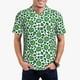 thumbnail image 1 of Fotbe Leopard print St. Patrick's Day Camiseta Polo de Golf para Hombre con Estampado – Camisa Deportiva Transpirable con Cuello Abotonado-Medium, 1 of 6