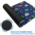 thumbnail image 6 of Long Mouse Pads for Desk,Dark Blue Dinosaurs ROAR Pattern Desk Mats on Top Of Desks, Desk Mouse Pad Extra Large with 3mm Non-Slip Base and Stitched Edge for Gaming,Office,Work,Home 47.3"x23.6", 6 of 6