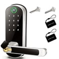 thumbnail image 1 of Smart Fingerprint Door Lock App Remote Control Keyless WIFI Digital Touchscreen Lock NFC IP67 Waterproof With 2 IC Cards ,Easy Installation, 1 of 6