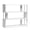 White, variant on Barnes White 3-Shelf Modern Bookcase, White