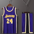 thumbnail image 4 of Uniforme de baloncesto de Kobe, camiseta de James, uniforme de equipo Zijin No. 24 de los Lakers, uniforme de clase de estudiante de verano, 4 of 5