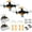Black-2PCS, variant on Mini Drone with Easy Stunt Flights & 360° Tricks - Perfect Beginner-Friendly Flyer, Mini Drone with LED & Altitude Hold & Propeller Protection, 360°flips, For Indoor Outdoor,2PCS Black