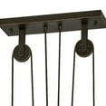 thumbnail image 5 of Westinghouse Iron Hill 3 Light Island Pulley Pendant Oil Rubbed Bronze Finish with Highlights, 5 of 7