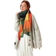 thumbnail image 4 of Bufandas a cuadros escoceses para mujer Invierno, Bufandas largas para mujer con, 4 of 5
