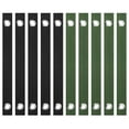 thumbnail image 1 of Uxcell 16 Inch Tree Straps for Staking, 20 Pack Tree Support Straps with Grommets, Black, Olive Green, 1 of 1