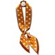 thumbnail image 3 of Xiao Hua Pañuelo de lazo con estampado de lunares (naranja) para bolso de mano, 3 of 5