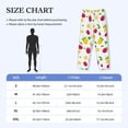 thumbnail image 4 of Picia Strawberry and Lemon Mens Soft Woven Cotton Elastic Waistband Sleep Pajama Pant Lounge Sleep Pant With Pockets And Drawstring-XX-Large, 4 of 9