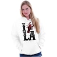 thumbnail image 4 of Louisiana Foodie I Love Crawfish LA Hoodie Sweatshirt Women Men Brisco Brands M, 4 of 6