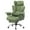 Green, variant on GTRACING Ergonomic Executive Cozy Fabric Gaming Office Chair with Footrest, Black