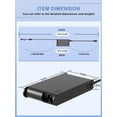 thumbnail image 3 of SLRIOYS Cargador Slim de 170W Compatible con Lenovo IdeaPad Yoga Pro/Slim/Creator 9 7 5 LOQ 15 16 Legion Slim 5 7 R720 Y730 Y720 Y540 ThinkPad P1 P53 P52 P51 P50 P70 P71 P72 P17 P16 P15 Laptop, 3 of 7