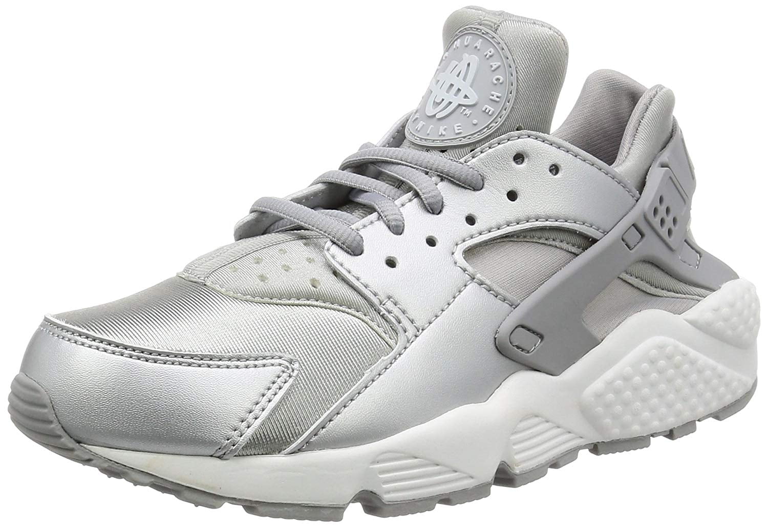 silver huaraches womens