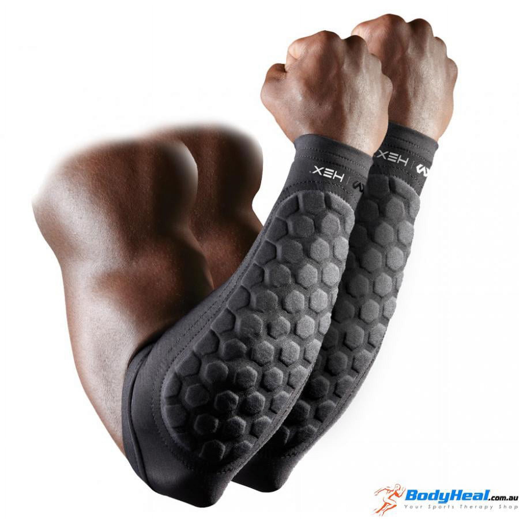 McDavid HexPad Forearm Compression Athletic Arm Sleeve Moisture Wicking