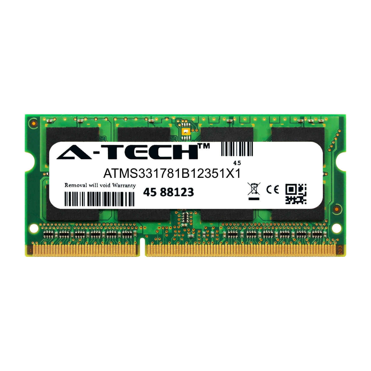 DDR3 1600MHz SODIMM PC3-12800 204-Pin Non-ECC Memory Upgrade Module A-Tech 8GB RAM for Toshiba TECRA C50-B100E 