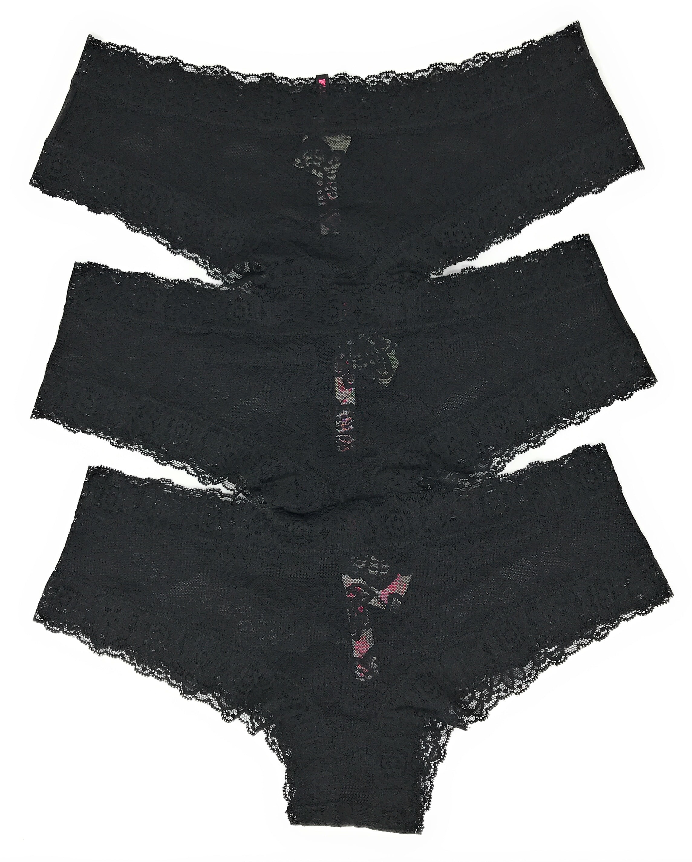 Victorias Secret Pink Cheekster Panty Set of 3