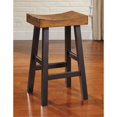 thumbnail image 1 of Ashley Glosco 31" Saddle Bar Stool in Two-tone, 1 of 2