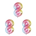 thumbnail image 4 of Matsuzay Globos digitales de cumpleaños esférica Fácil de inflar Suministros para fiestas Aniversario Suministro Maravilloso adorno gradiente Type1 NO1, 4 of 6
